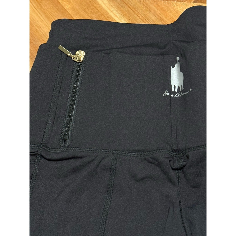Dene Adams Women's Size M Concealed Carry Tactical Leggings Black Zipper‎ - Picture 3 of 9